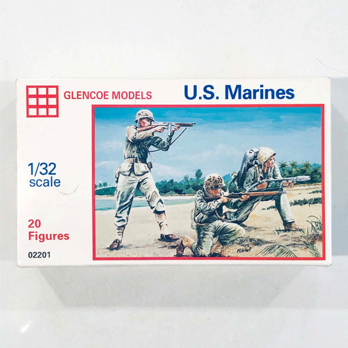 Glencoe 1/32 US WWII Marines (20 Figures) 02201