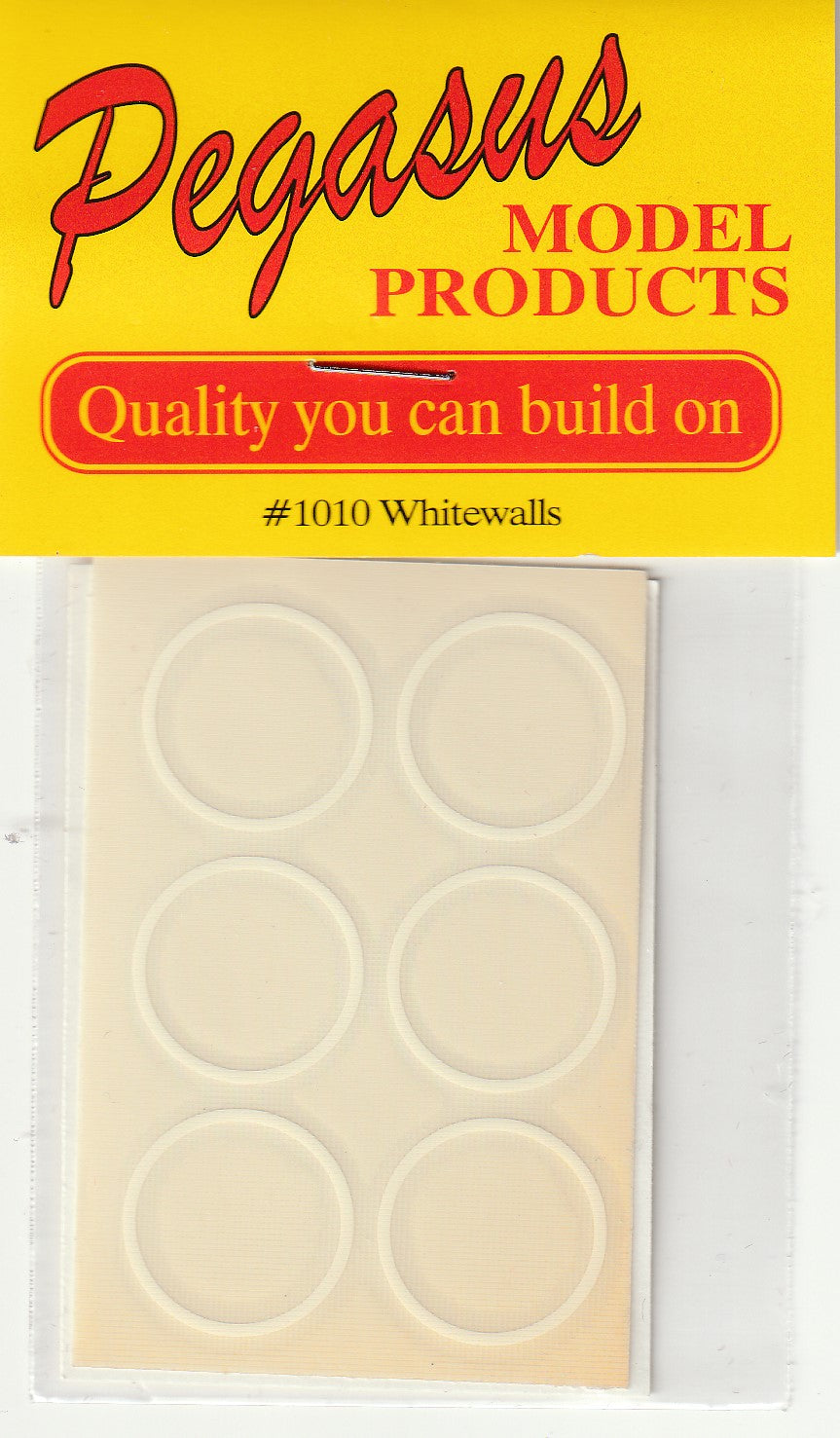 Pegasus 1/24  Whitewalls Vinyl Decals Thin 1010