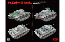 Load image into Gallery viewer, Ryefield Models 1/35 German Pz.Kpfw.III Ausf J w/workable track links 5070