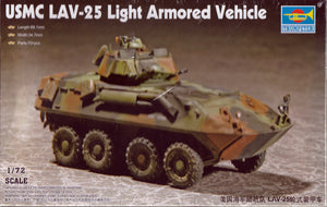 Trumpeter 1/72 USMC LAV-25 Light Armored Vehicle 07268