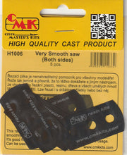 Load image into Gallery viewer, CMK Razor Saw Very Smooth Saw (42 teeth both sides) 5pc H1006