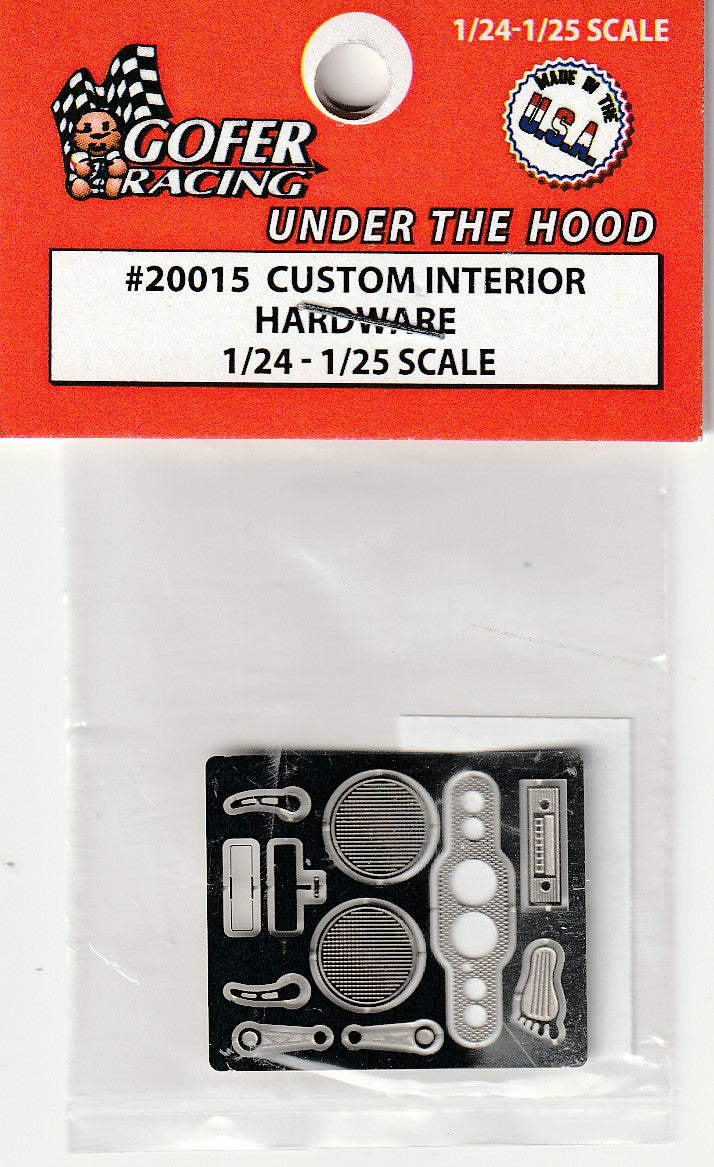 Gofer Racing 1/25 Photoetch Custom Interior Hardware 20015