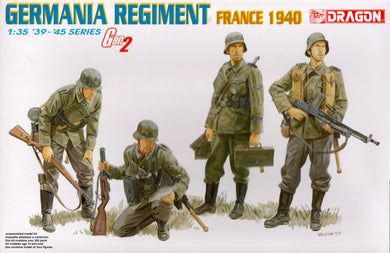 Dragon 1/35 German Germania Regiment France 1940 6281C OPEN BOX