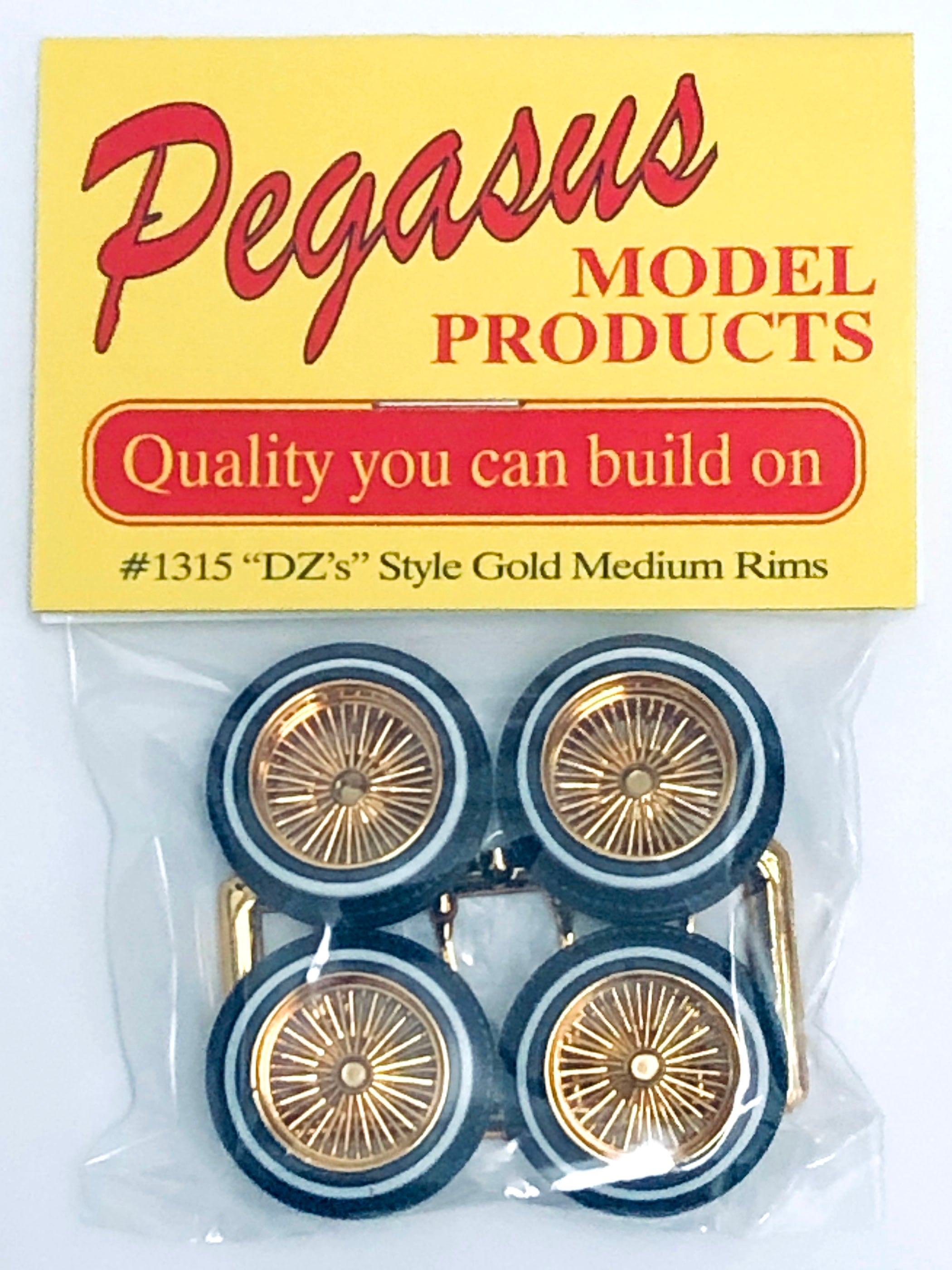 Pegasus 1/24 Rim & Tire Set 1315 