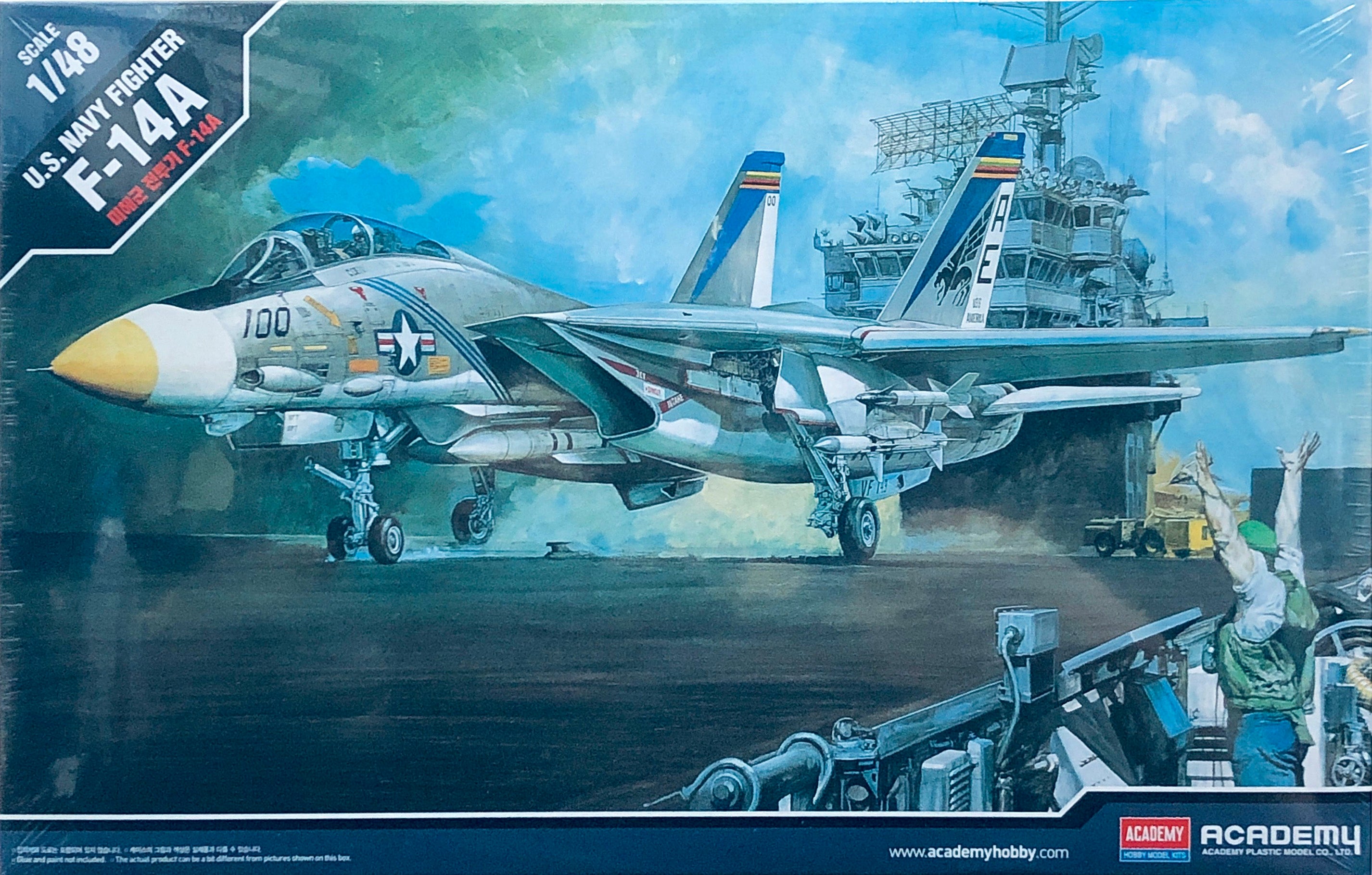 Academy 1/48 USN F-14A Fighter 12253 – Burbank's House of Hobbies