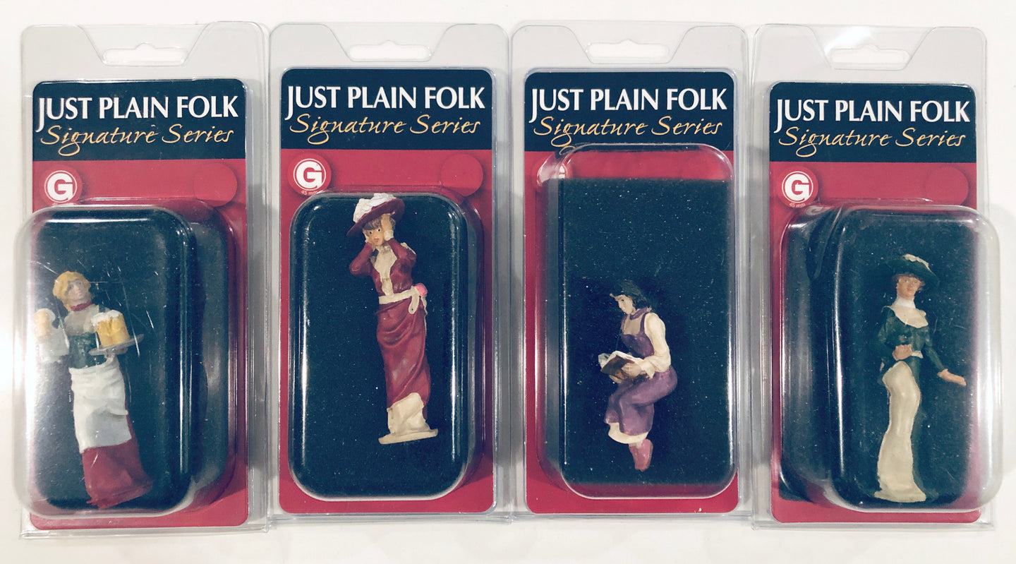 Just Plain Folk 1/22.5 G Scale Figures (4) JPF004