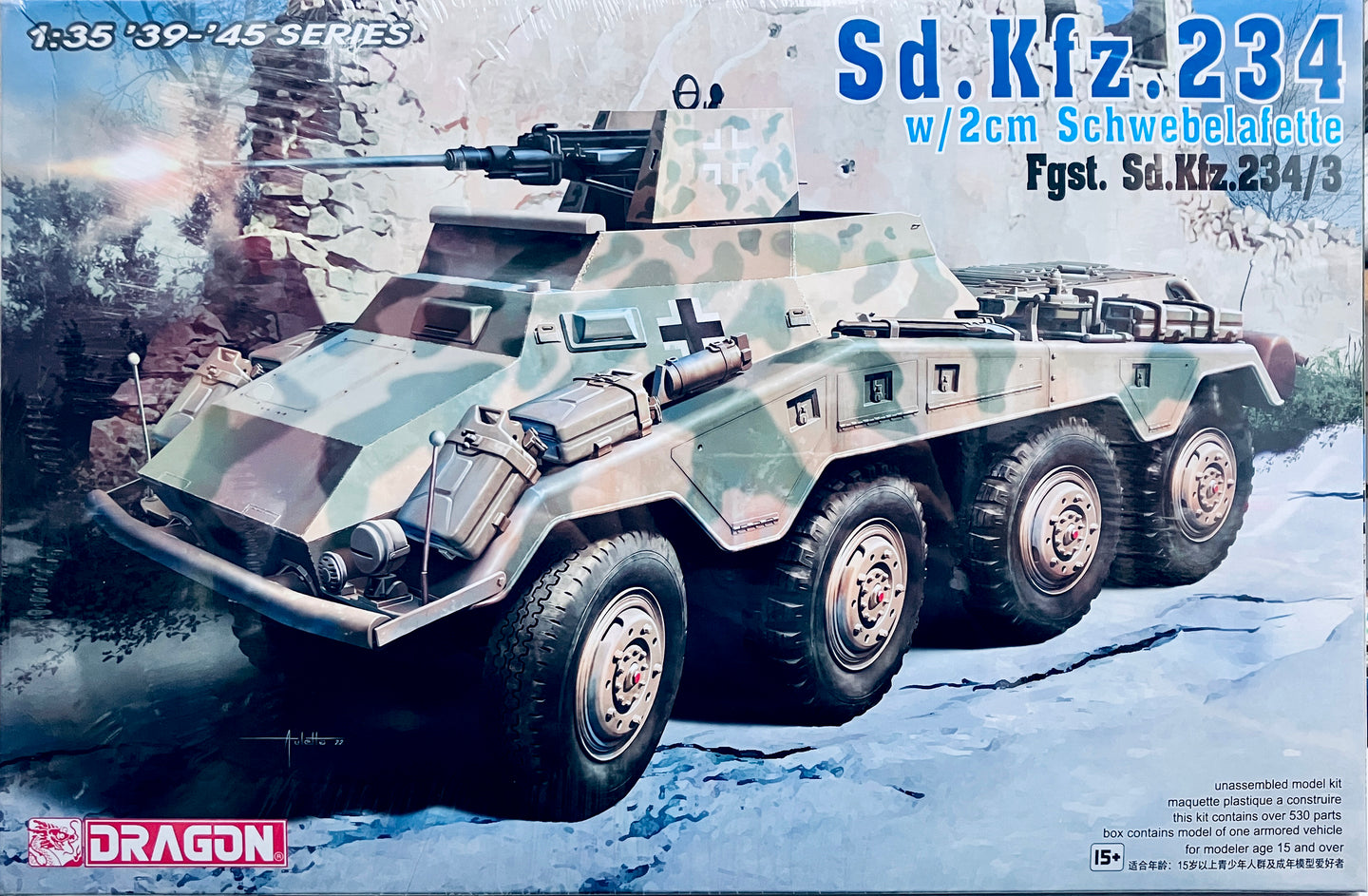 Dragon 1/35 German Sd.Kfz.234/3 mit 2cm Schwebelafette 6969