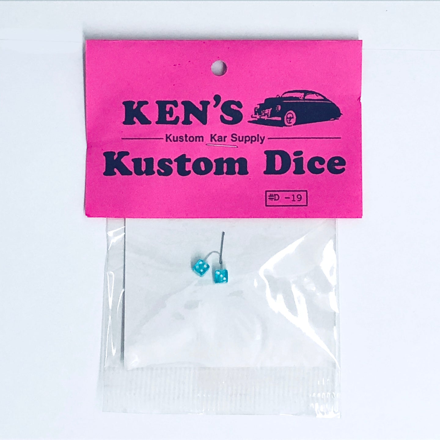 Ken's Kustom Dice D-19 Transparent Baby Blue