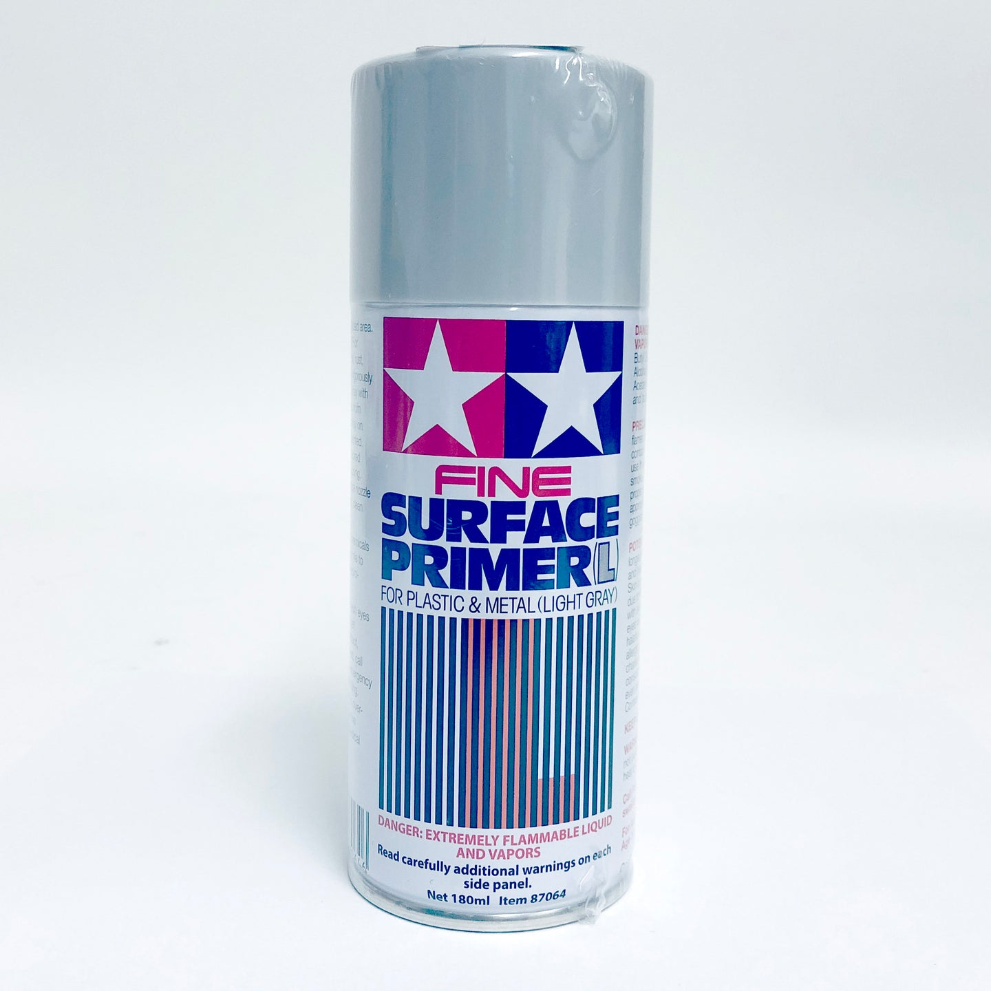 Tamiya 87064 Fine Surface Primer L Light Gray Spray 180 ml by