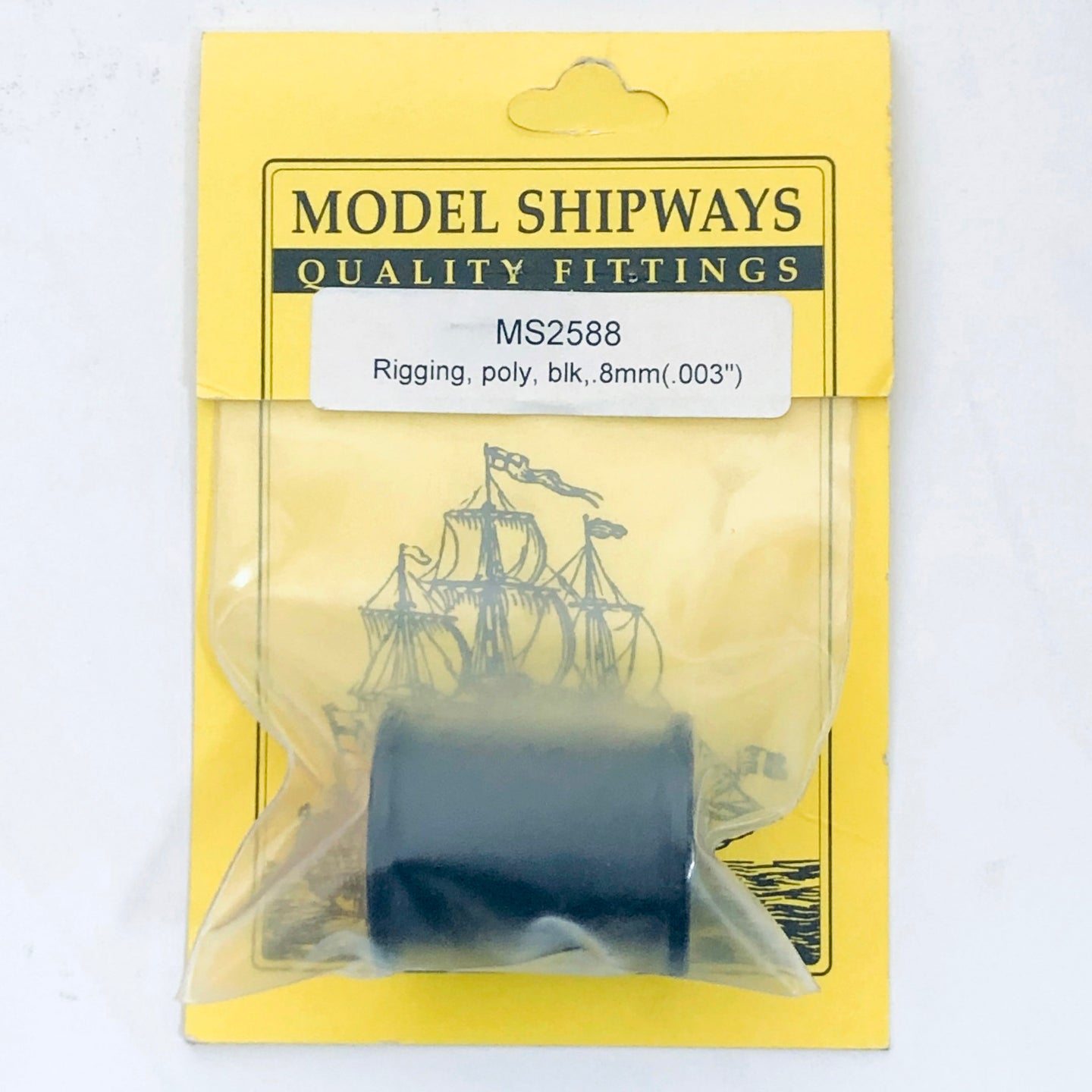 Model Shipways Rigging (Rope) Polyester 0.8mm x 50 yds MS2588
