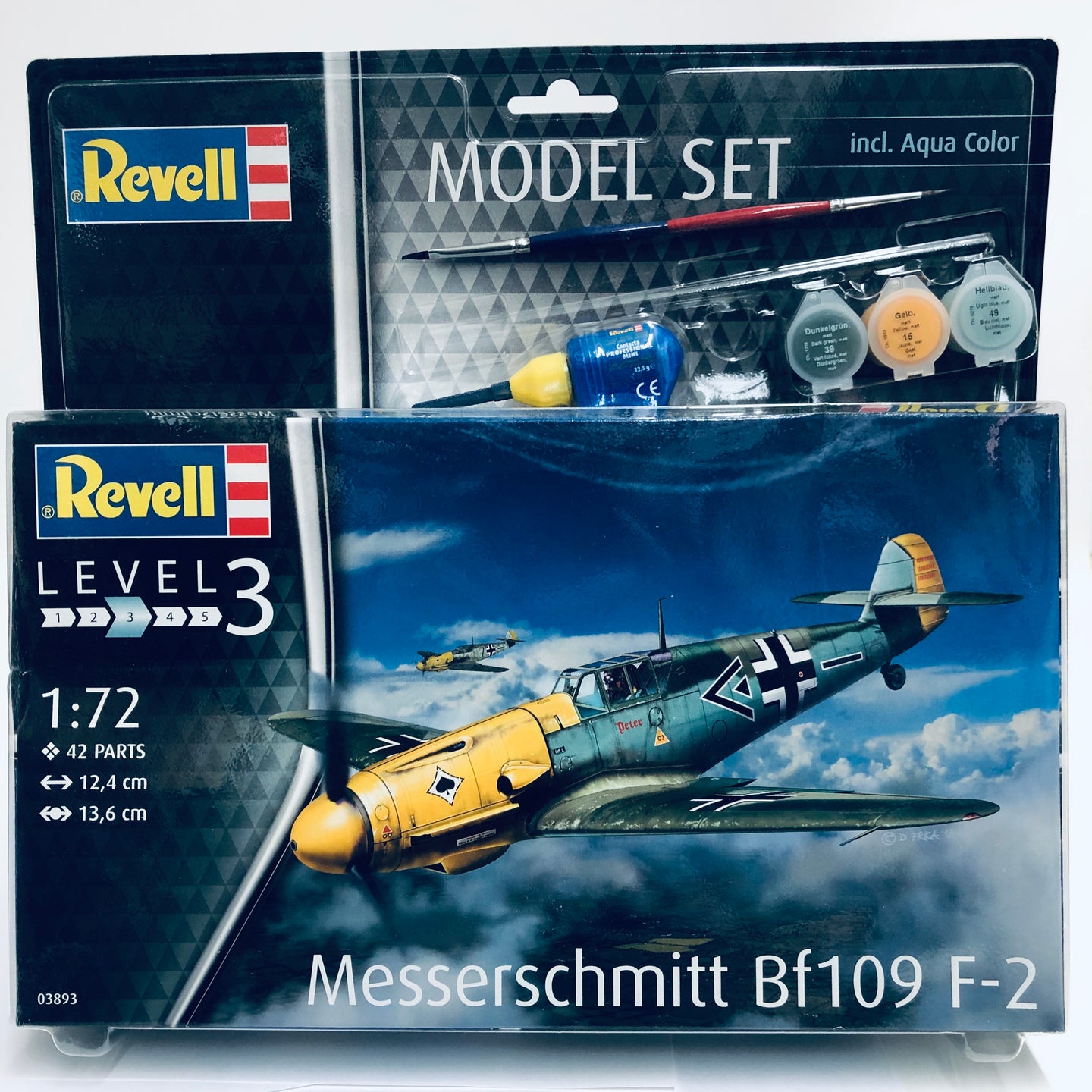Revell Gift Set 1/72 German Bf109 F-2 63893 – Burbank's House of