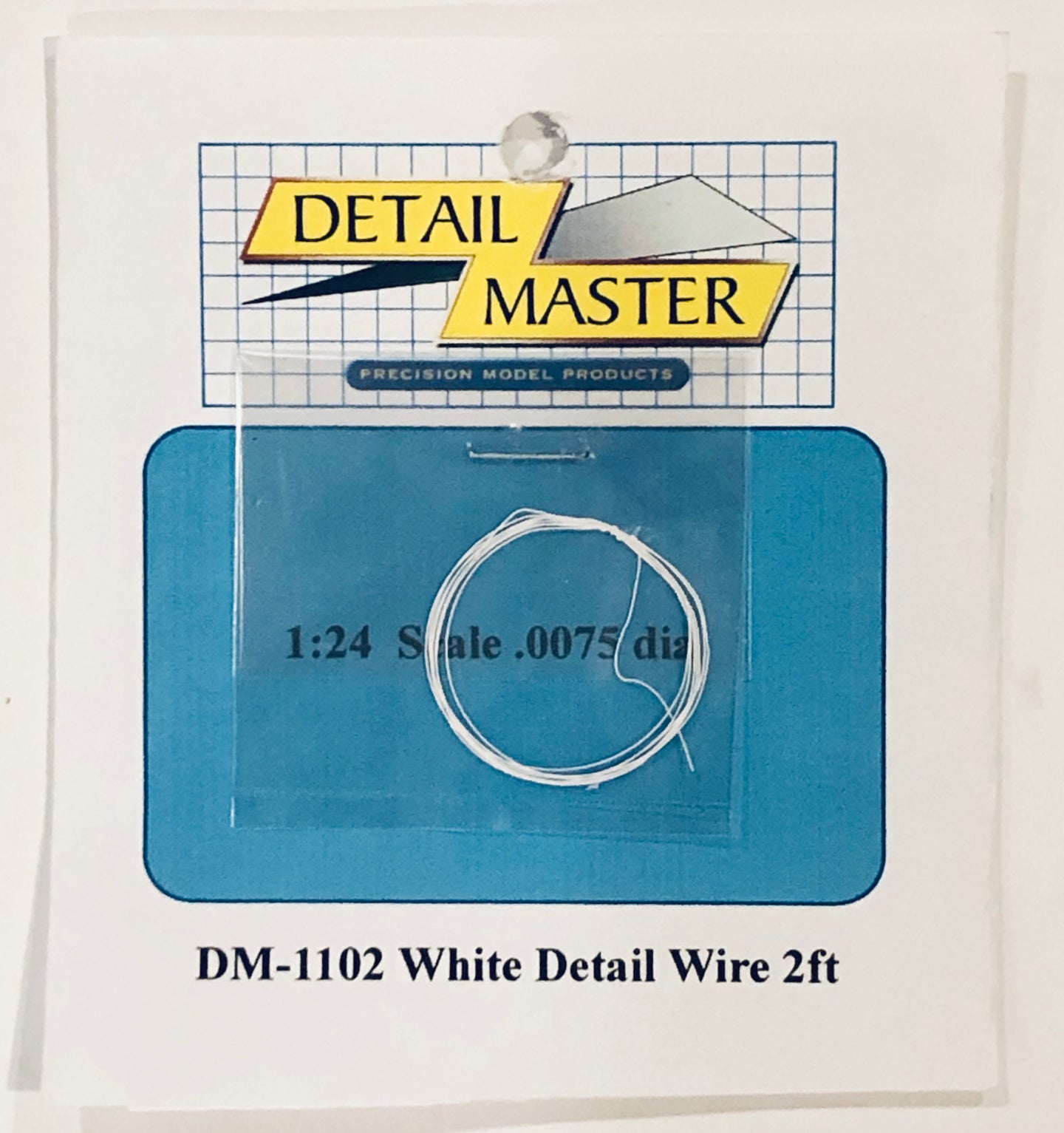 Detail Master 1/24 - 1/25 Detail Wire White (2 ft) DM-1102