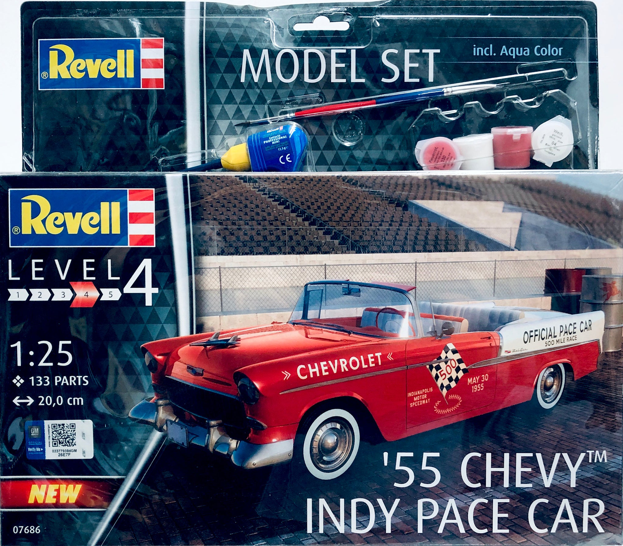 Revell Model Set 1/25 Chevy Indy Pace Car 1955 67686 – Burbank's