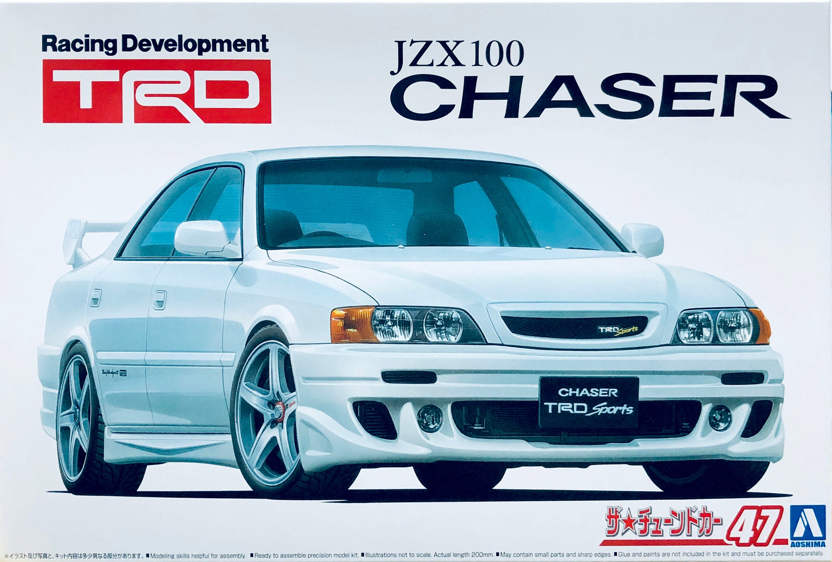 Aoshima 1/24 Toyota Chaser TRD JZX100 1998 059852 – Burbank's