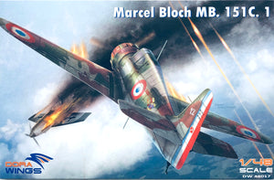 Dora Wings 1/48 French Marcel Bloch MB.151C.1 DW48017