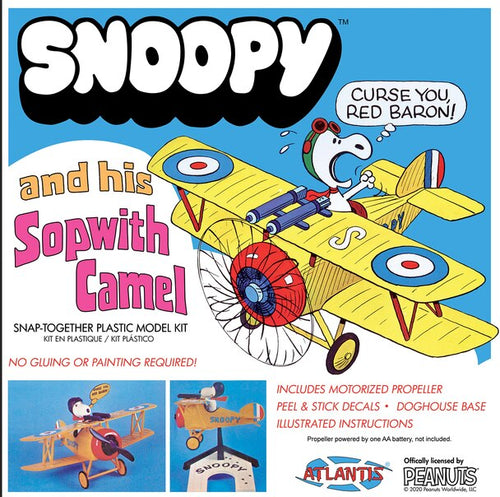 Atlantis Peanuts Snoopy and His Sopwith Camel 6779