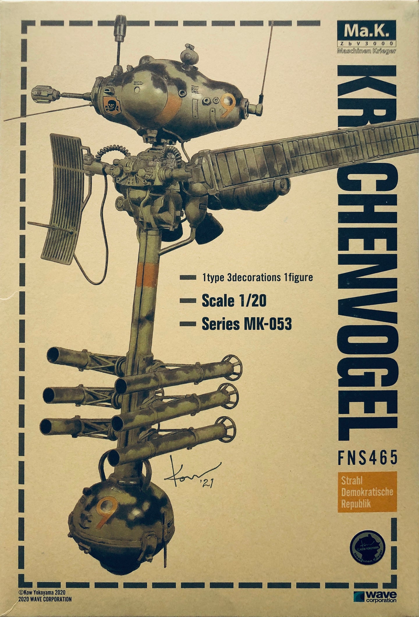Wave Maschinen Krieger 1/20 Krachenvogel MK053 – Burbank's House
