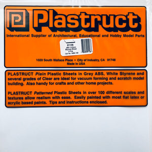 Plastruct 91106 Styrene White Sheet 0.080"x 12"x 7" (2)