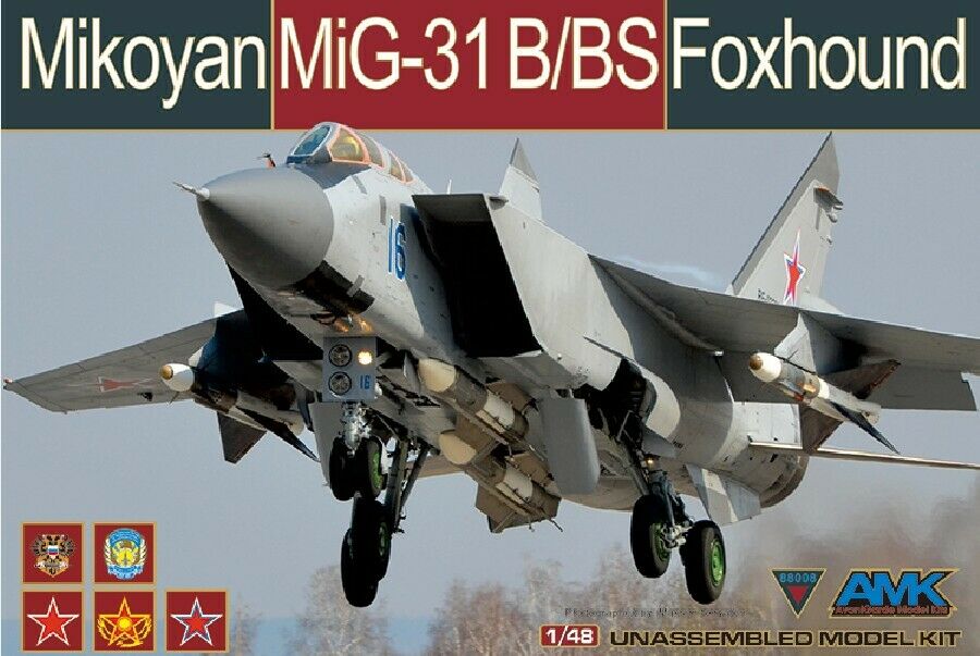 AMK 1/48 MiG31B/BS Foxhound Fighter 