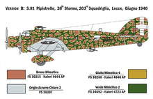Load image into Gallery viewer, Italeri 1/72 Italian SM.81 Pipistrello 1388