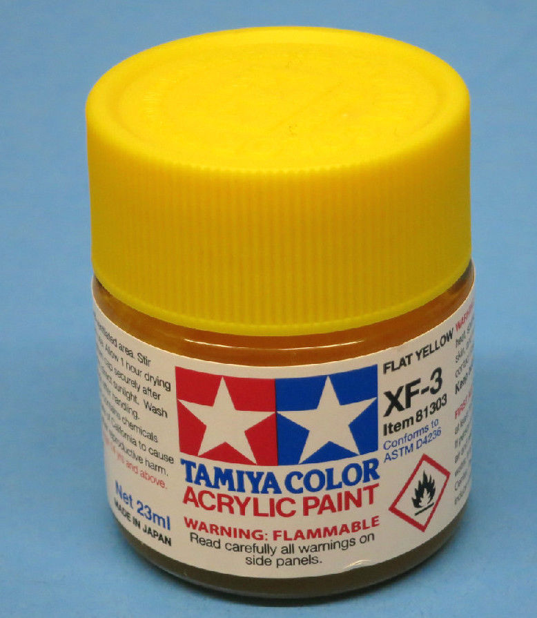 Tamiya Acrylic 23ml 81303 XF-3 Flat Yellow