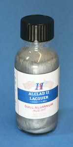 Alclad ALC117 Dull Aluminum Lacquer Paint 1oz