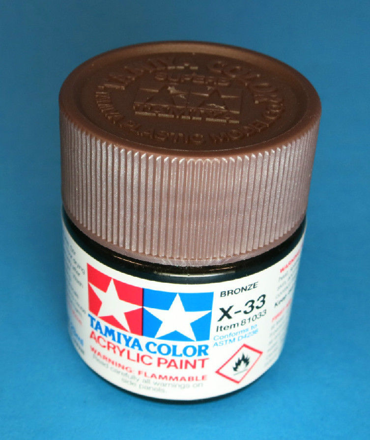 Tamiya Acrylic 23ml 81033 X-33 Bronze – Burbank's House of Hobbies