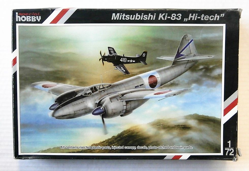 Special Hobby 1/72 Mitsubishi Ki-83 SH72157C – Burbank's House of