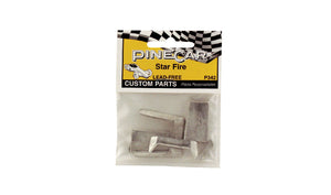Pinecar P342 Pinewood Derby Star Fire Custom Parts