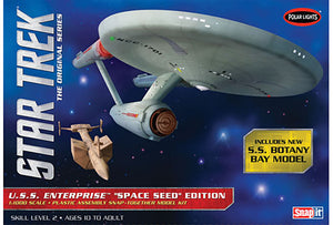 Polar Lights Star Trek 1/1000 USS Enterprise Space Seed w/ Botany Bay POL908