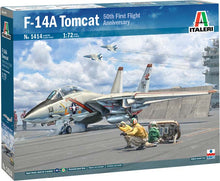 Load image into Gallery viewer, Italeri 1/72 US F-14A Tomcat 50th First Flight Anniversary 1414'