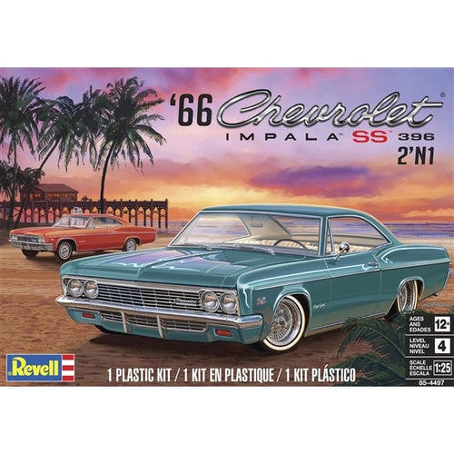 Revell 1/25 Chevrolet Impala 1966 2 'n 1 Kit 854497