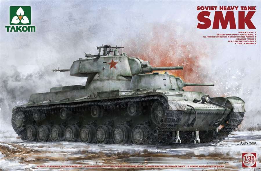 Takom 1/35 Russian Heavy Tank SMK 2112
