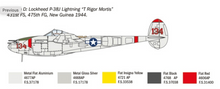 Load image into Gallery viewer, Italeri 1/72 US P-38J Lightning 551446