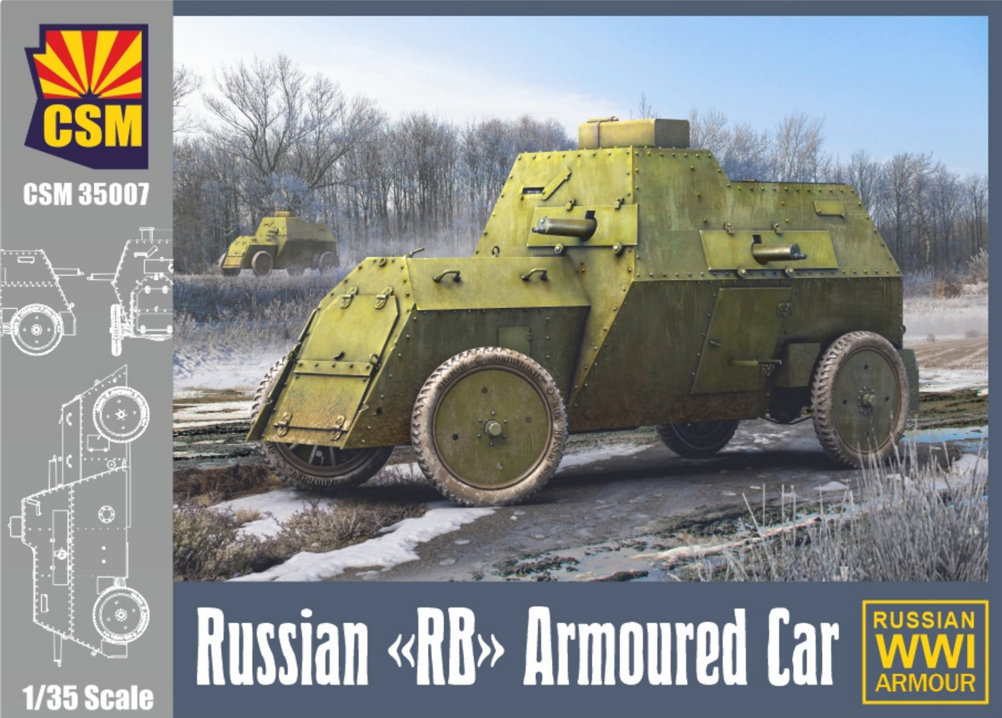 Copperstate Models 1/35 Russian RB Armored Car CSM35007