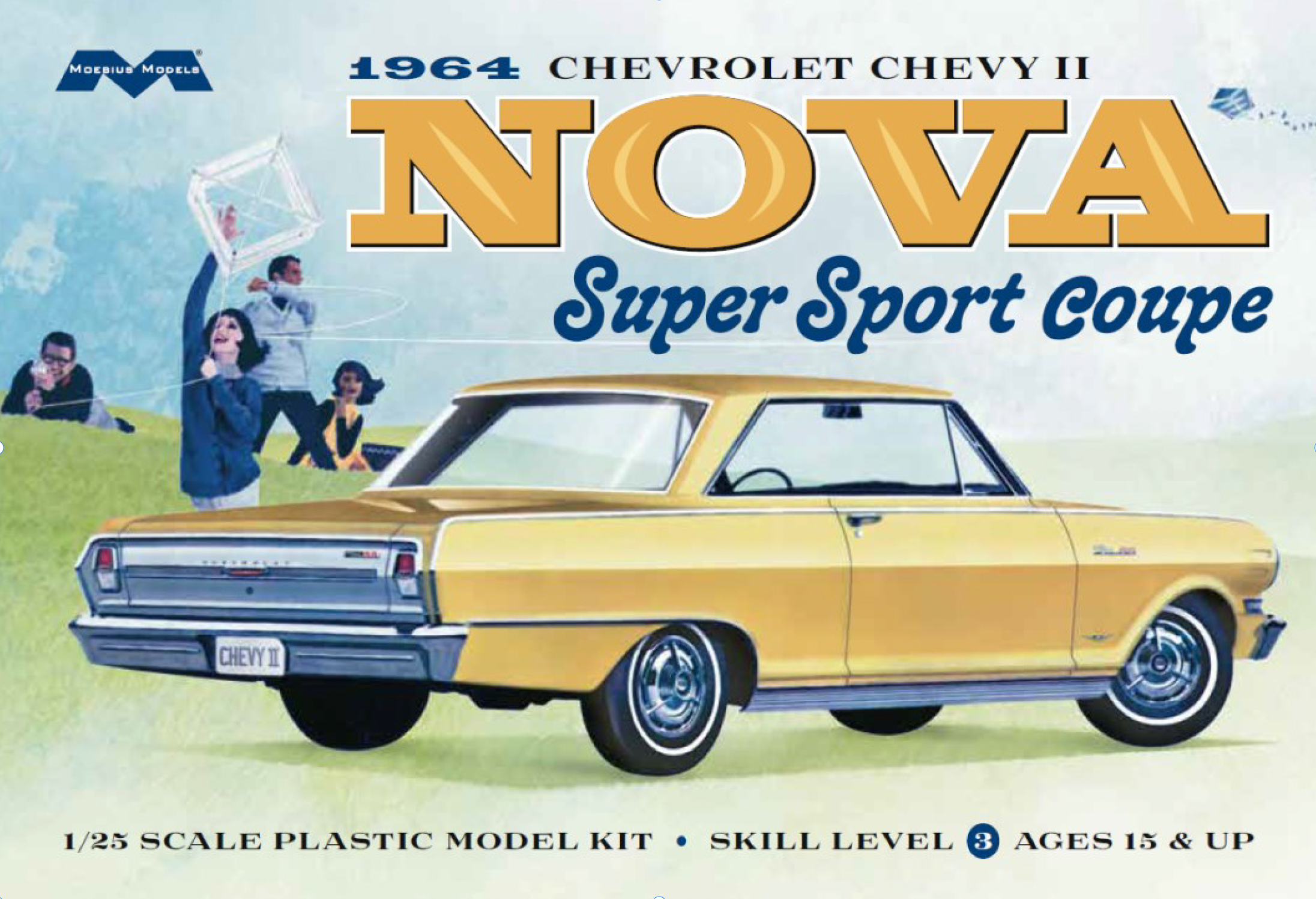 MORVLAB モーヴラボ Moebius 1/25 Chevrolet Chevy II Nova Super Sport Coupe 1964