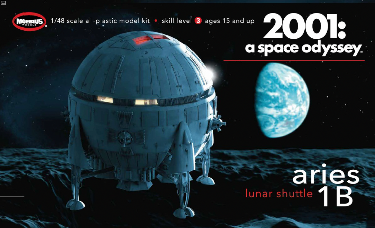 Moebius 2001: A Space Odyssey 1/48 Lunar Shuttle Aries 1B MOE2001-7