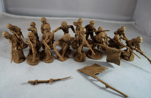 Toy Soldiers of San Diego TSSD Japanese WWII Infantry Set #8 Khaki