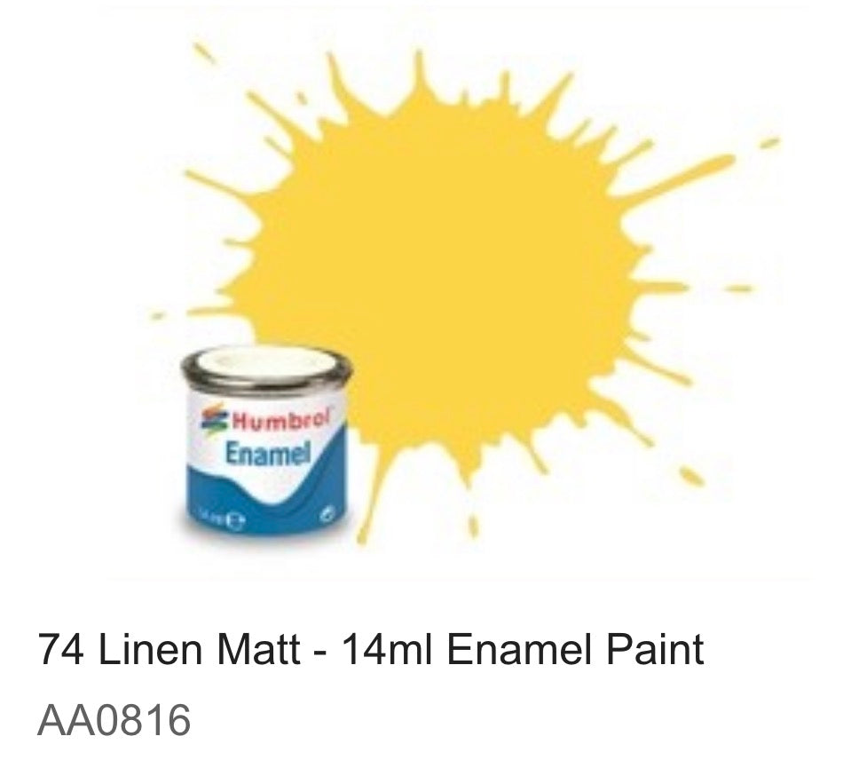 94 Brown Yellow Matt - 14ml Enamel Paint - Humbrol