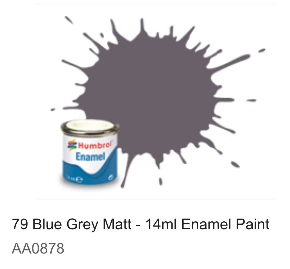 Humbrol Enamel 14ml ( 79) Blue Grey Matt AA0878