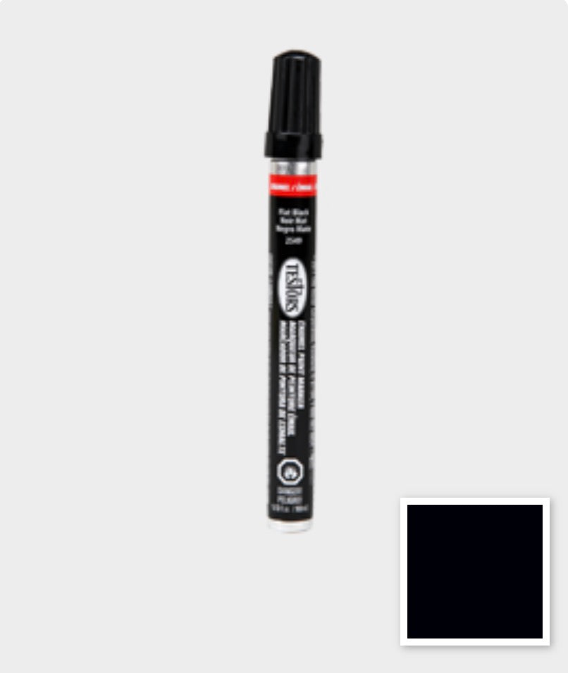 Testors Enamel Paint Marker Flat Black