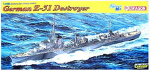 Load image into Gallery viewer, Dragon 1/350 German Destroyer Z-31 1054