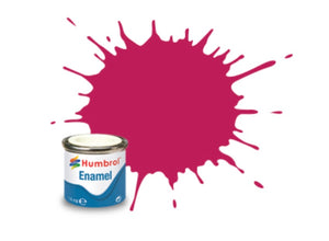 Humbrol Enamel 14ml ( 51) Sunset Red - Metallic - Tinlet AA0552