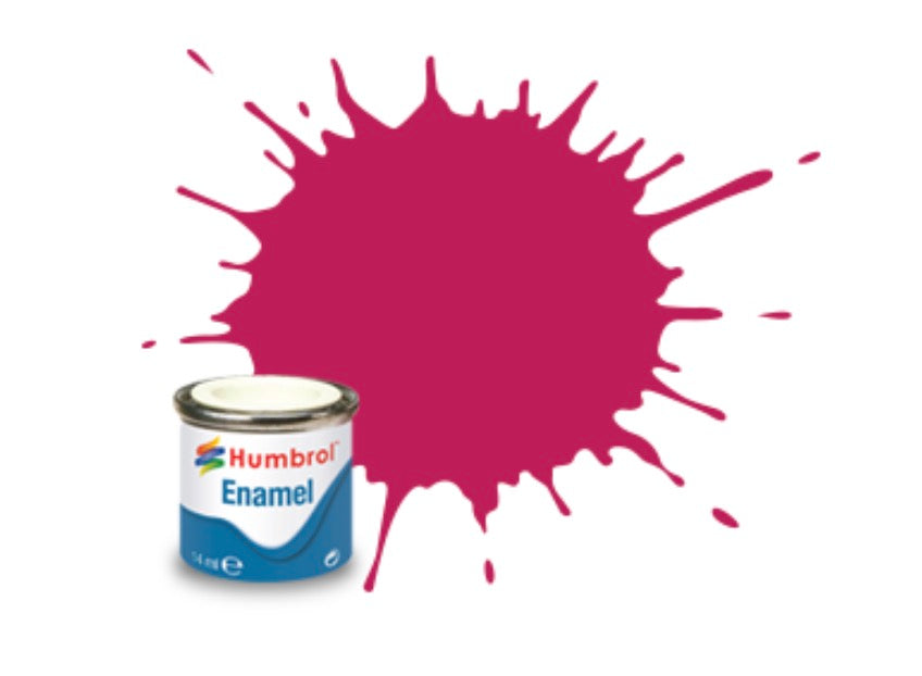 Humbrol Enamel 14ml ( 51) Sunset Red - Metallic - Tinlet AA0552