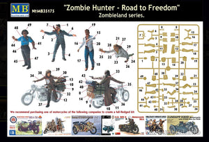 MasterBox 1/35 Zombie Hunter Road To Freedom (5 Fig Set) 35175