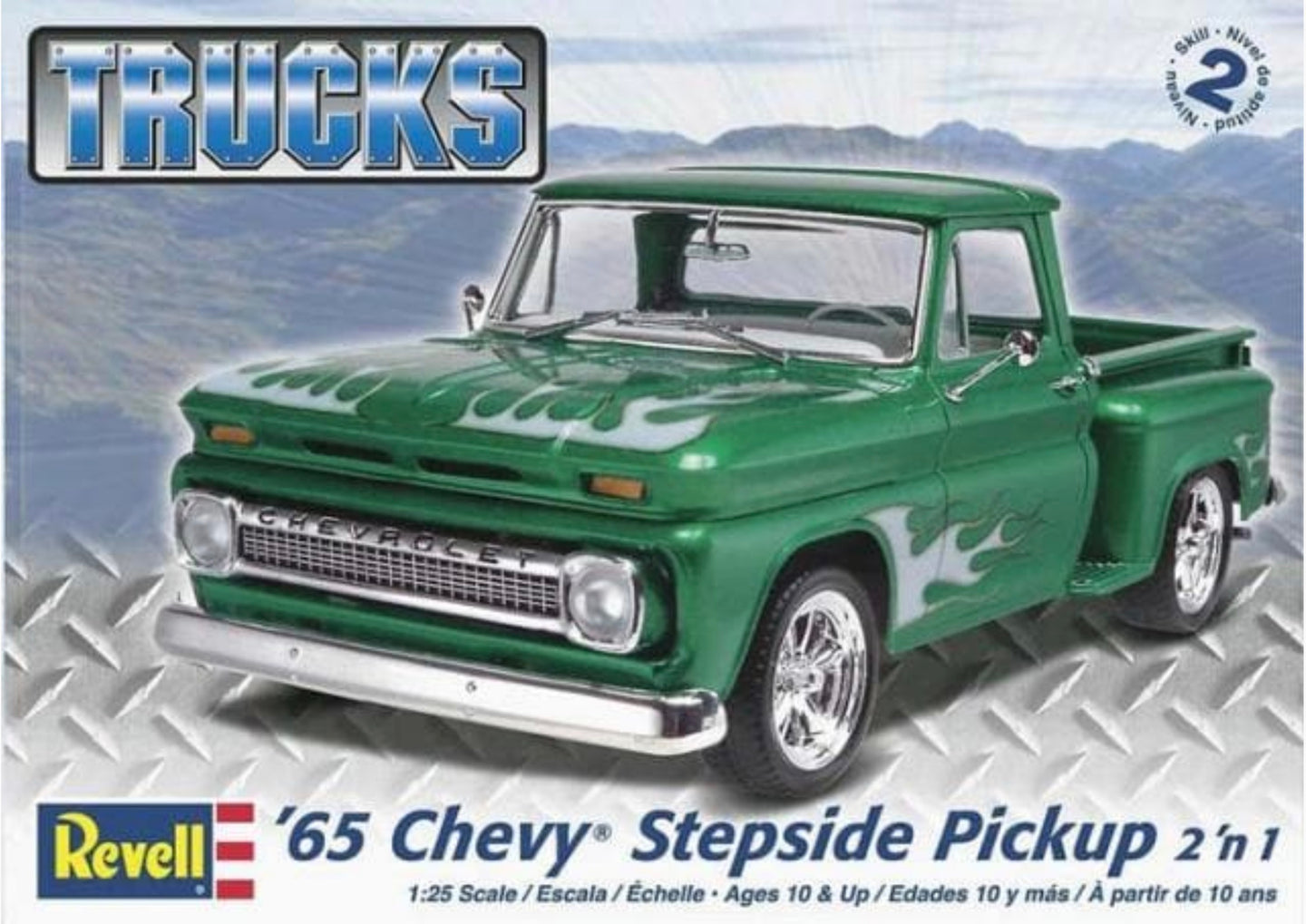 Revell 1/25 Chevy Stepside Pickup 1965 2 'n 1 857210