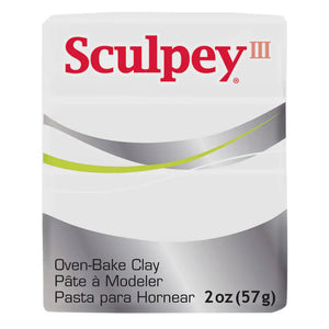 Sculpey III Oven Bake Clay White 2oz. 18012512