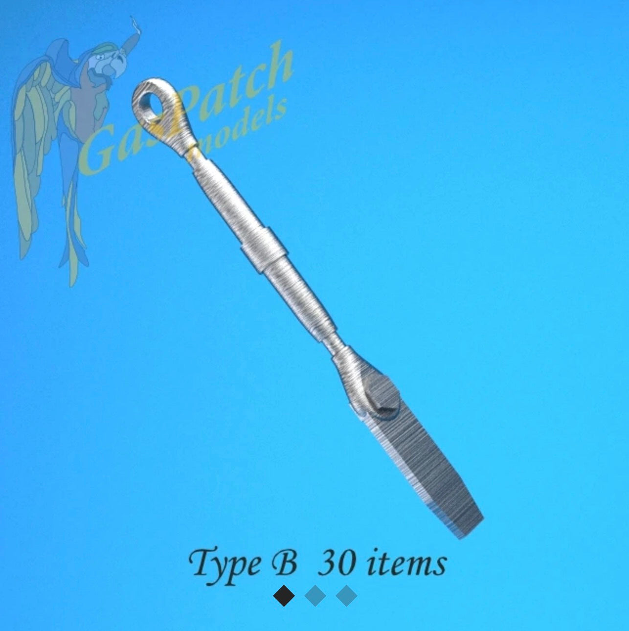 Gaspatch 1/32 Metal Turnbuckles Type B 12-32005