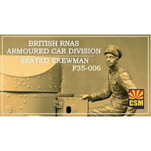 Load image into Gallery viewer, Copperstate Models 1/35 British RNAS Armored Car Seated Crewman F35-006