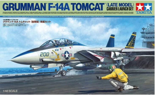 Tamiya 1/48 Grumman F-14A Tomcat Carrier Launch Set 61122